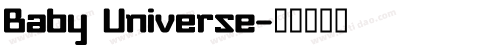 Baby Universe字体转换
